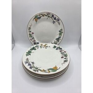 4 Citation 7 1/2" Salad Plates In The Woodhill Pattern